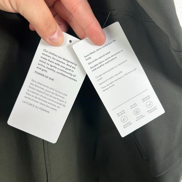 NEW Athleta Headlands Hybrid Cargo II Tight Leggings Army Green Plus Size 26 - Picture 5 of 11